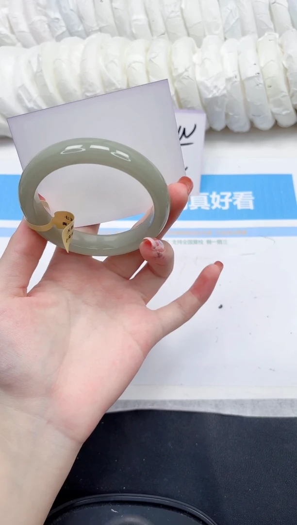 未镶嵌手镯石英质玉93-60-送女友