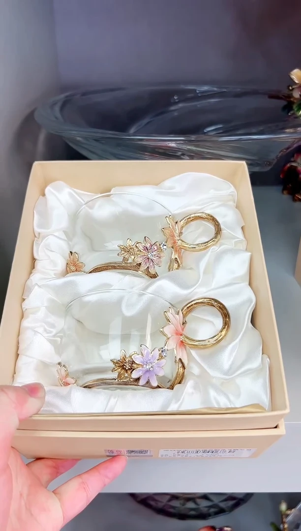 水晶玻璃无盖款巴黎三月对杯