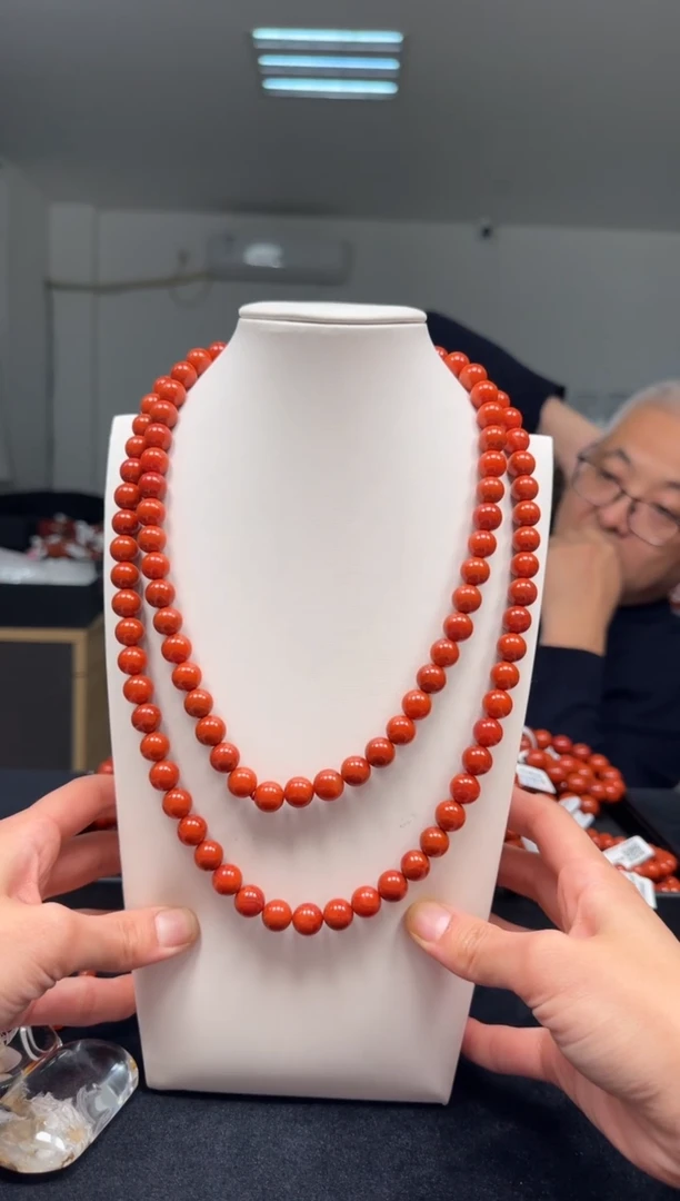 【闪购商品】南红玛瑙10mm瓦西珠链圆珠未镶嵌多样性发一件