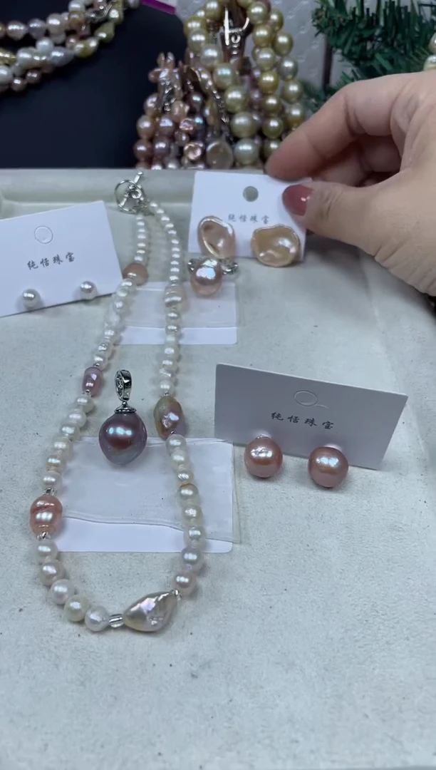 【闪购商品】淡水珍珠套链未镶嵌【纯恬珍珠】