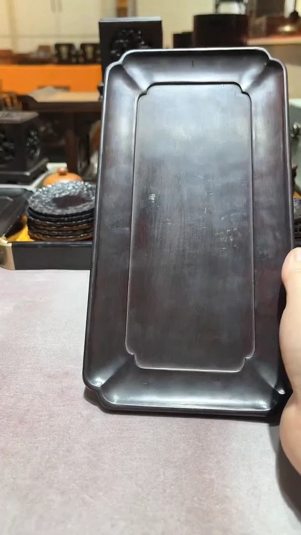 木精品木雕盘精工细作其一