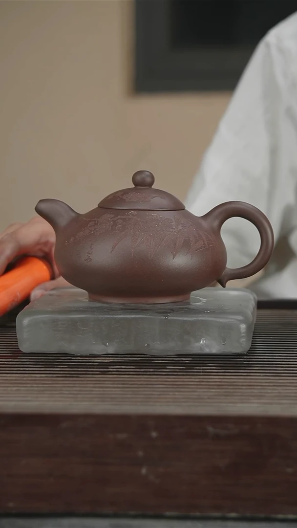 茶壶紫砂方玉兰350CC221号
