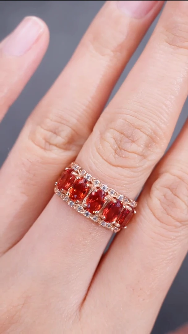 彩色蓝宝石手饰银S925镶嵌手饰