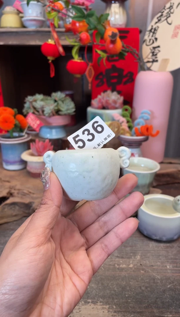 【闪购商品】摆件536小芳花盆直播编号