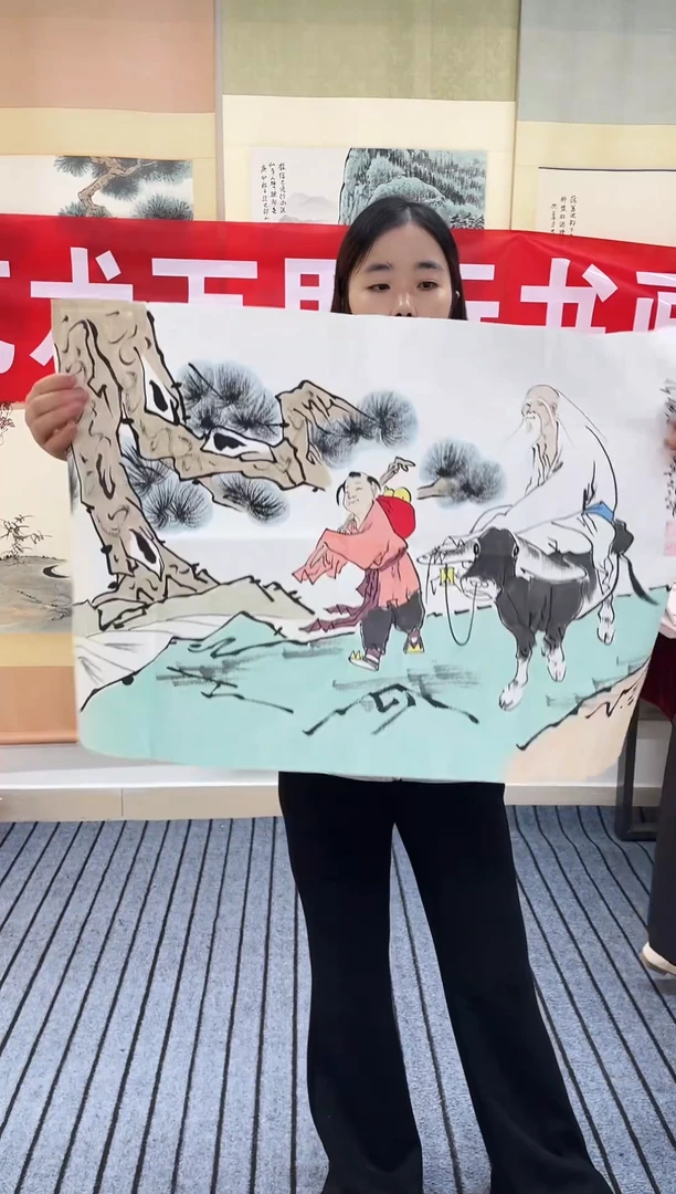 精品四尺开三人物