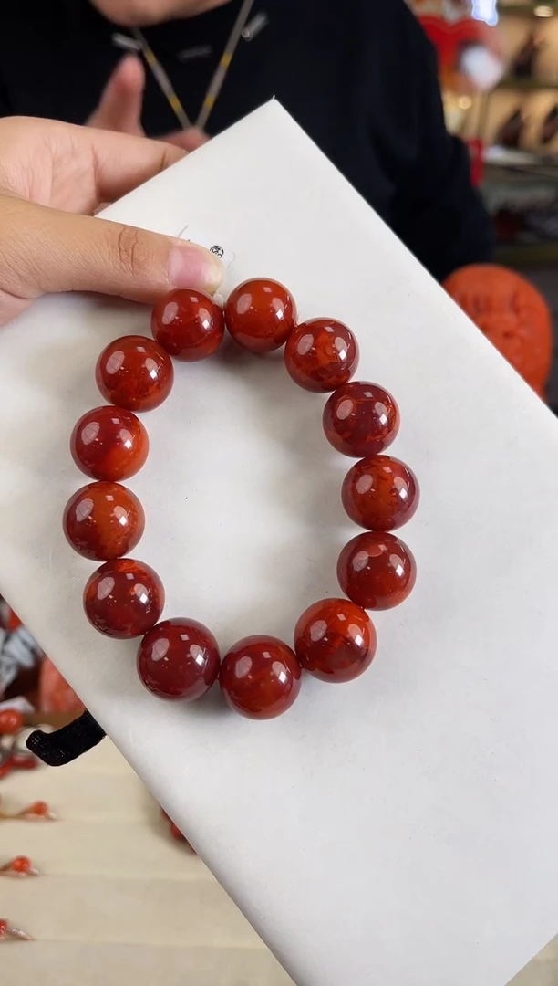 未镶嵌瓦西nxh手串18+南红玛瑙离**退（多样式发其一）