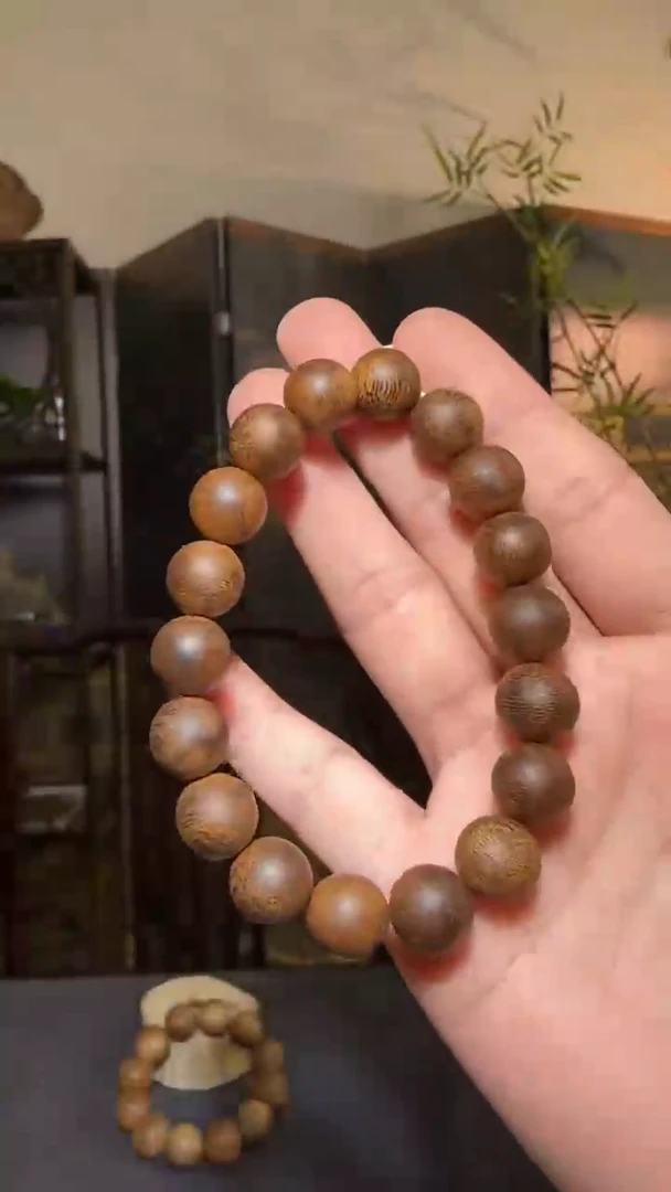 【闪购商品】沉香手串单圈白奇圆珠1.2/12g