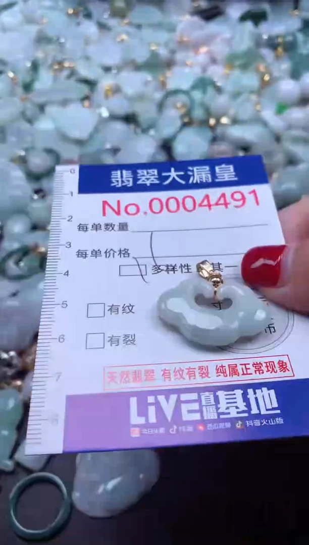 颈饰未镶嵌翡翠4491