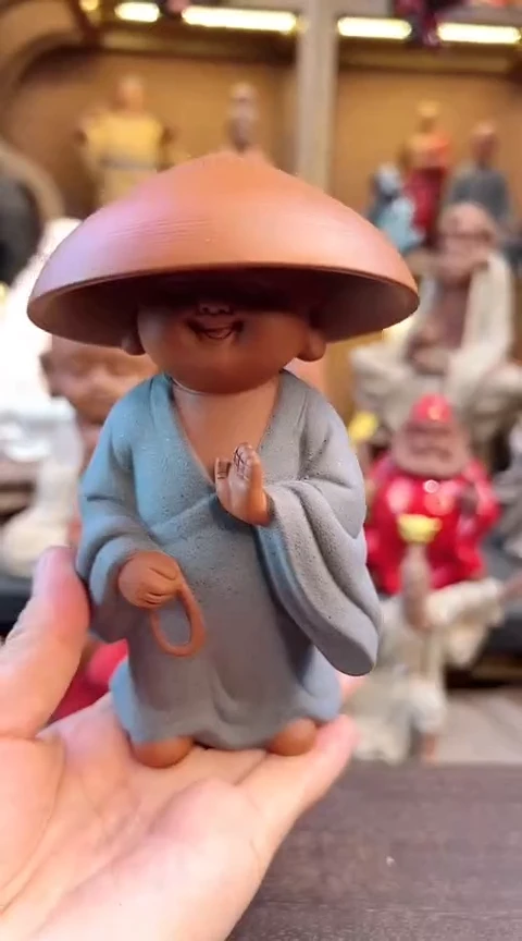 紫砂茶宠器闵茶宠摆件