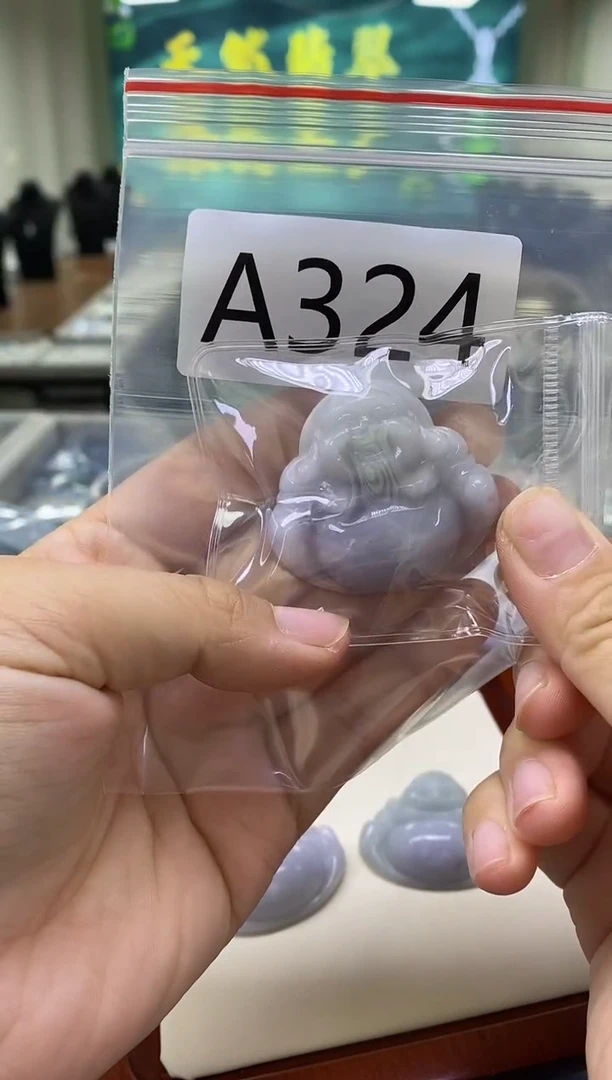 未镶嵌挂件翡翠童***?a324