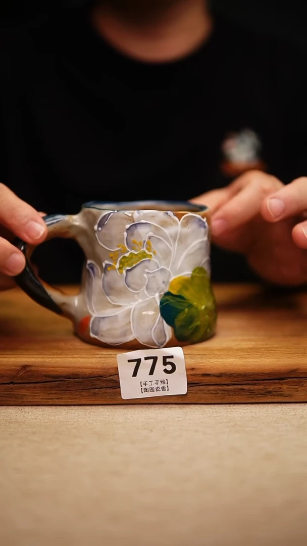 @@陶园瓷舍@@纯手工手绘@高温釉下彩