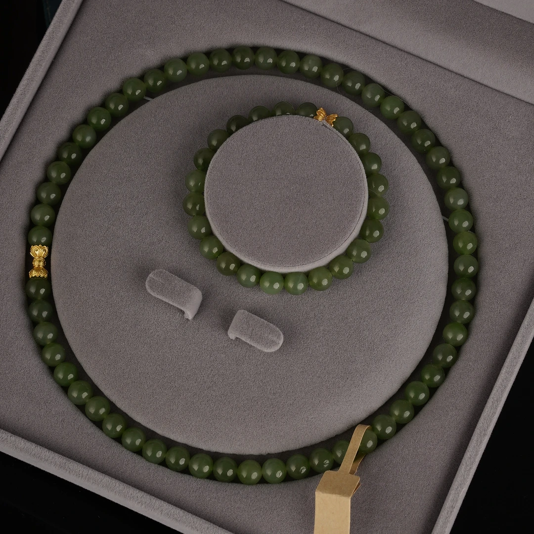 XW12691二十世纪和田玉套链