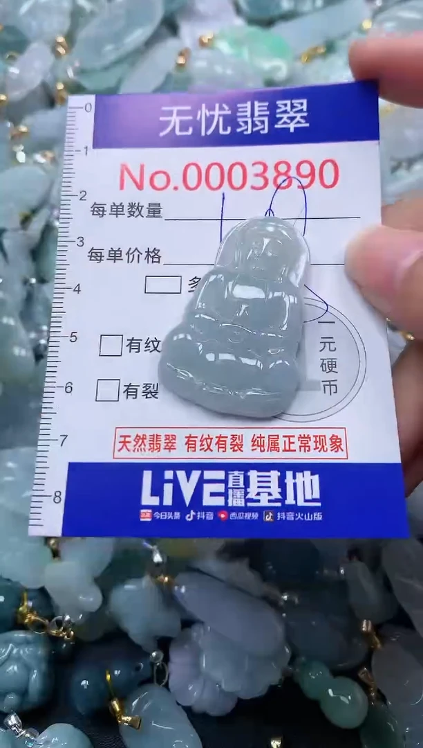 颈饰未镶嵌翡翠3890