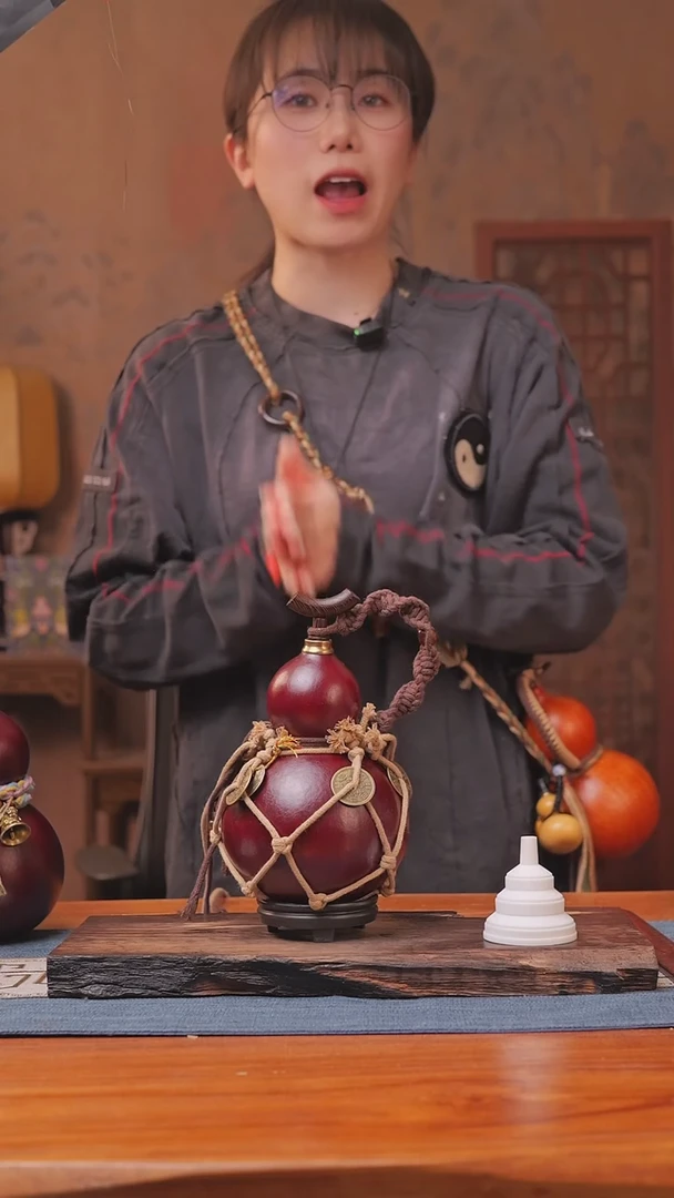 822号链接精品大漆葫芦现货现发[一物一拍]