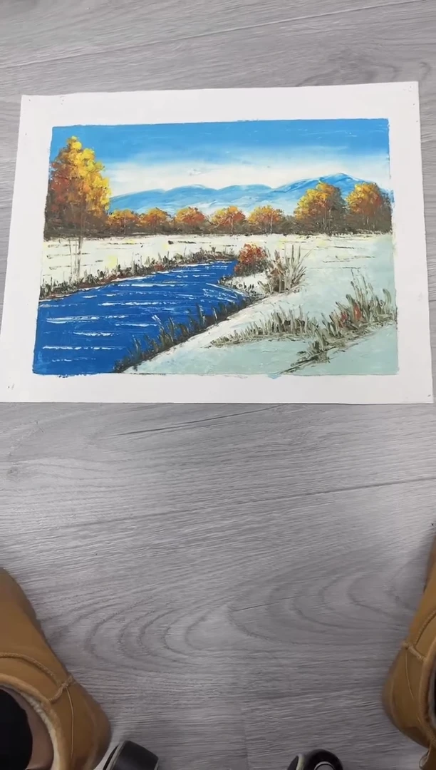【闪购商品】油画仅画芯不带框30*40CM