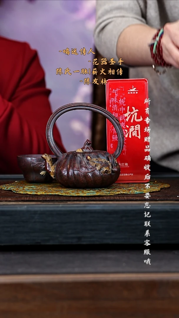 茶壶紫砂宜兴紫砂CYL 紫御砂 南瓜提梁