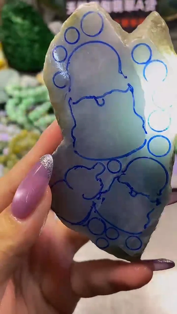 未镶嵌挂件翡翠天然缅甸翡翠A货683