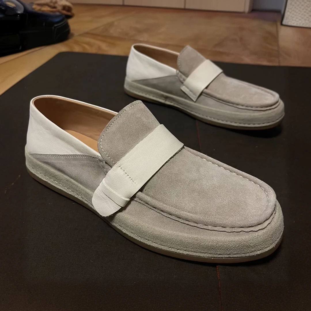 宝格斯丹早春新款男士SC52S02-3-3脚蹬磨砂皮百搭鞋休闲鞋时尚