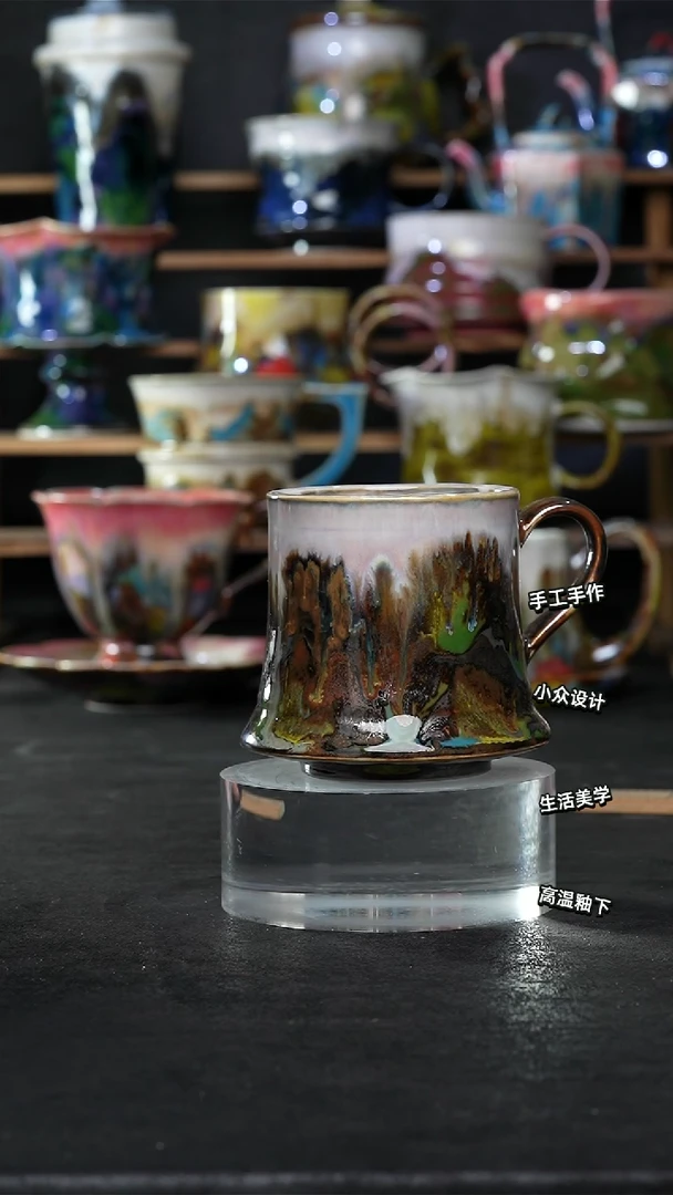 设计师款景德镇森涩手创陶瓷（食品级）086