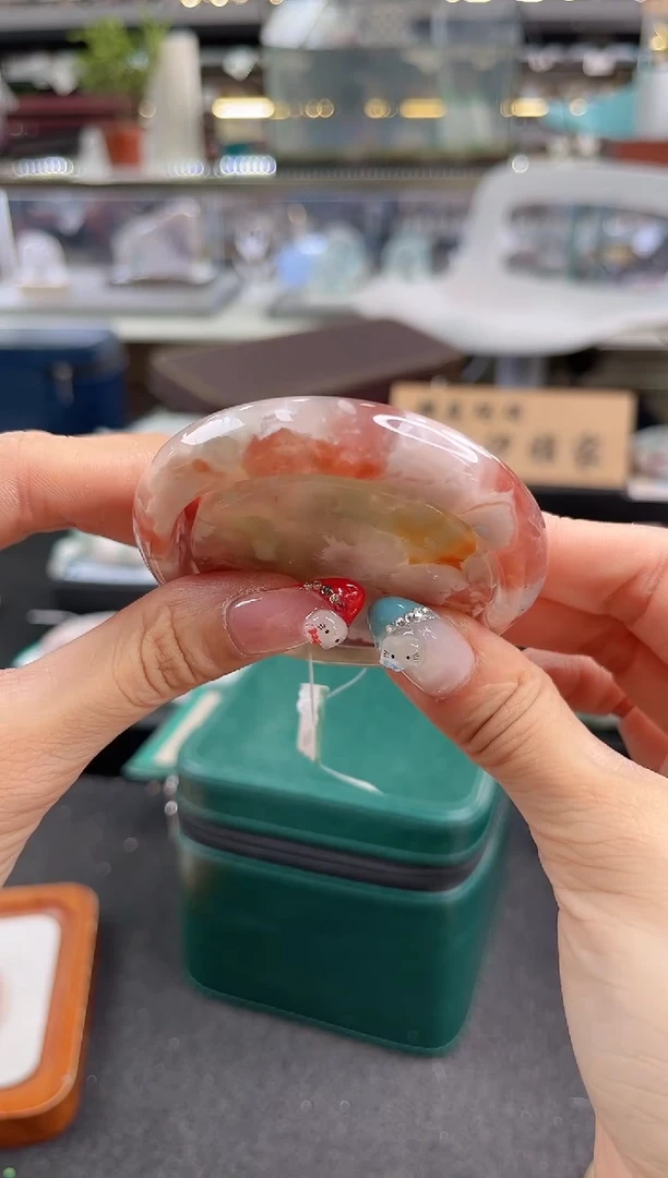 未镶嵌手镯石英质玉瑾圈口（赠品镯心）