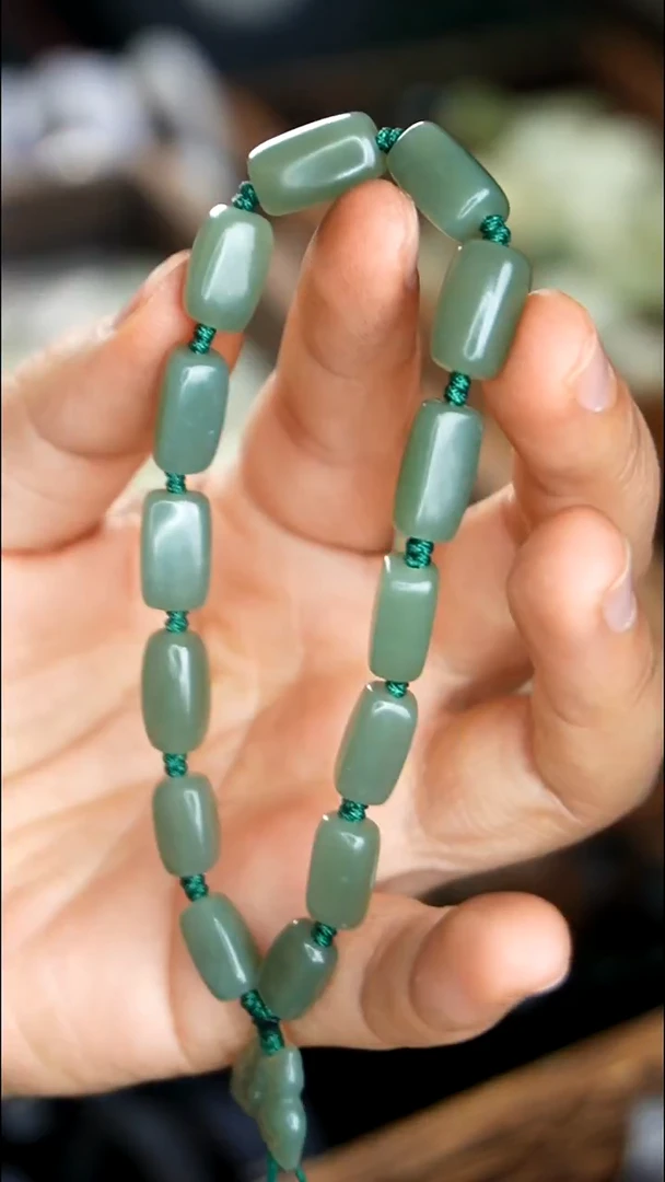 颈饰未镶嵌和田玉手机链002