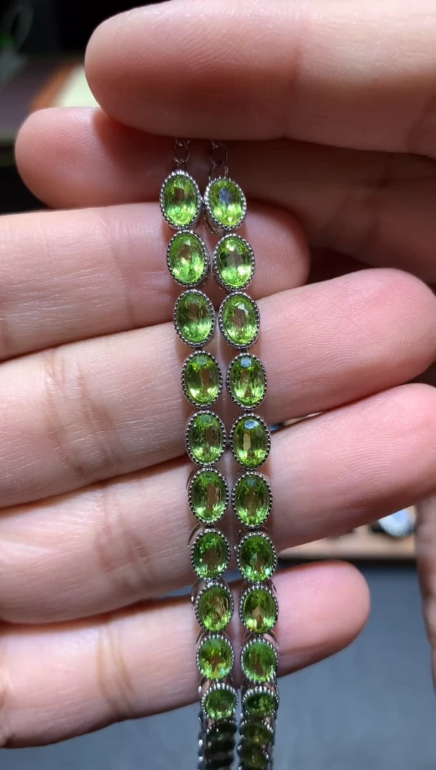 【闪购商品】橄榄石手链未镶嵌L82【多样性发其一】