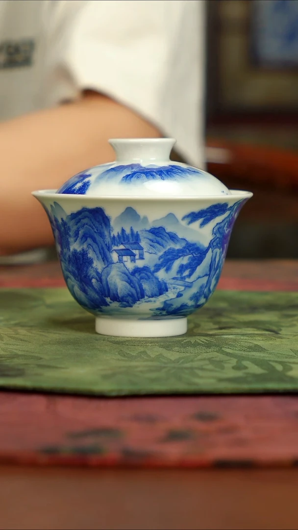 瓷片【昱清】柴窑景德镇手工茶器1