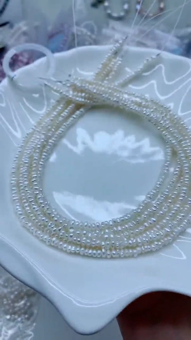 淡水珍珠未镶嵌颈饰淡水珍珠项链多样性发其一