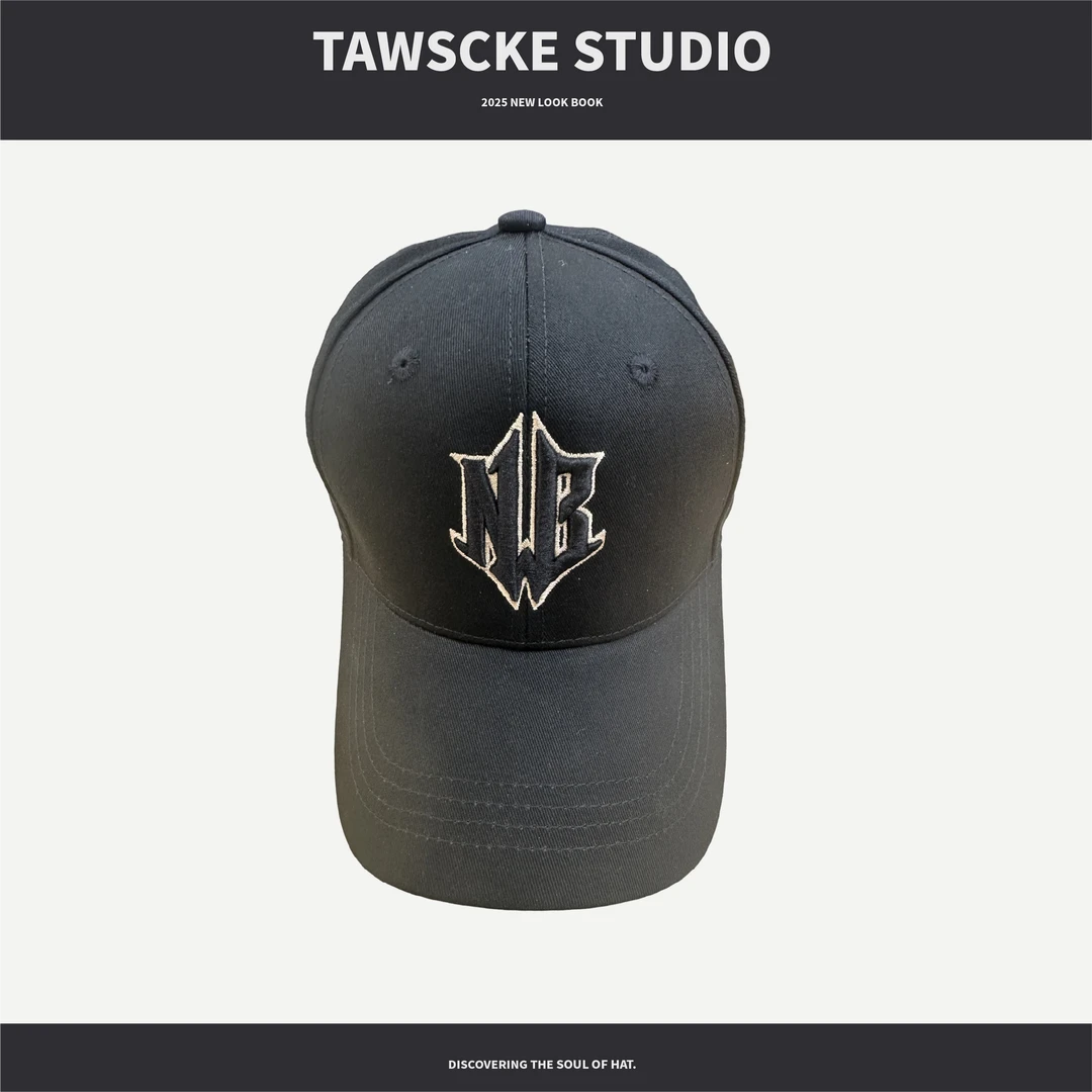 2025新款加大加宽高品质刺绣棒球帽子显脸小百搭字母鸭舌帽男女