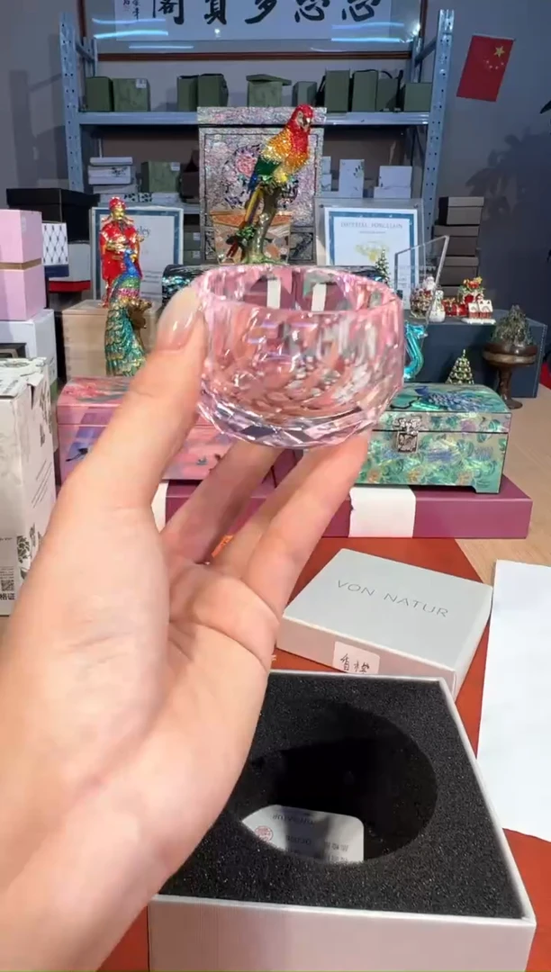 【闪购商品】杯180/Von水晶茶酒杯（粉）