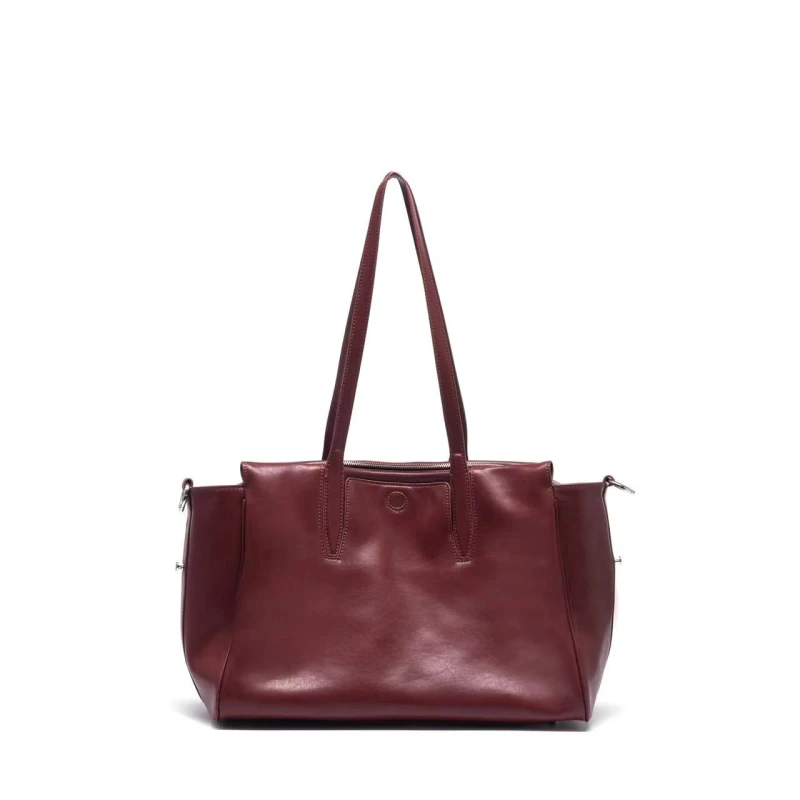 【RAIN.CUN】XKY-3218-酒红气质时尚百搭简约斜跨轻奢女包