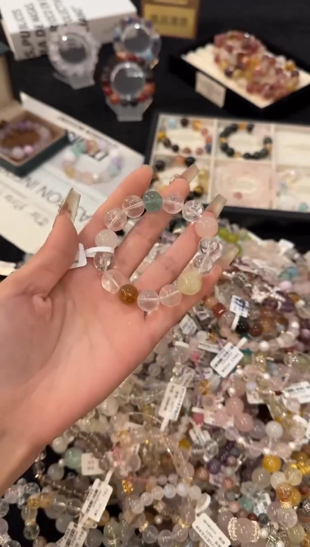 合金手链水晶多宝x2283