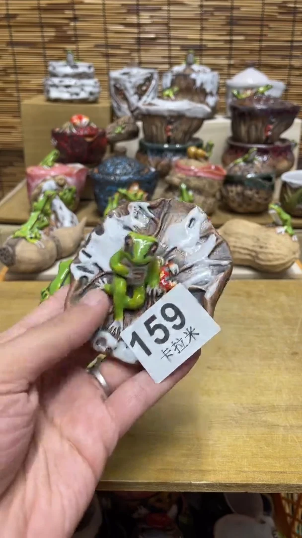 阿*.159精美粗陶手工柴烧