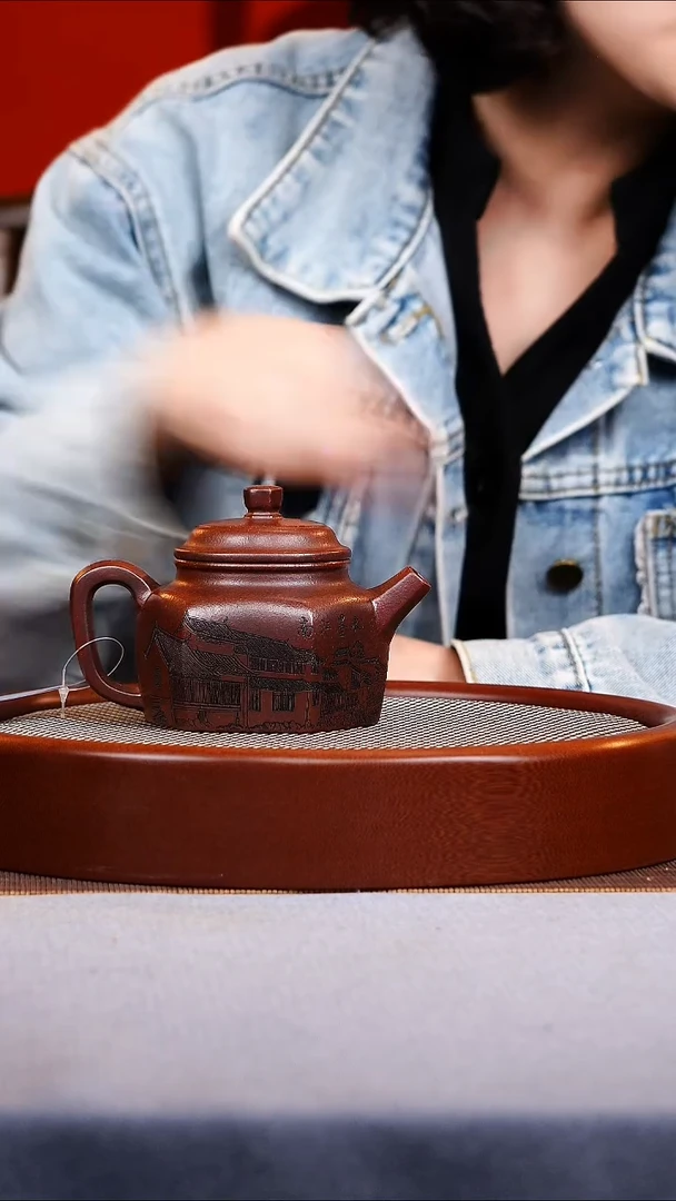 茶壶紫砂宜兴原矿紫砂作品