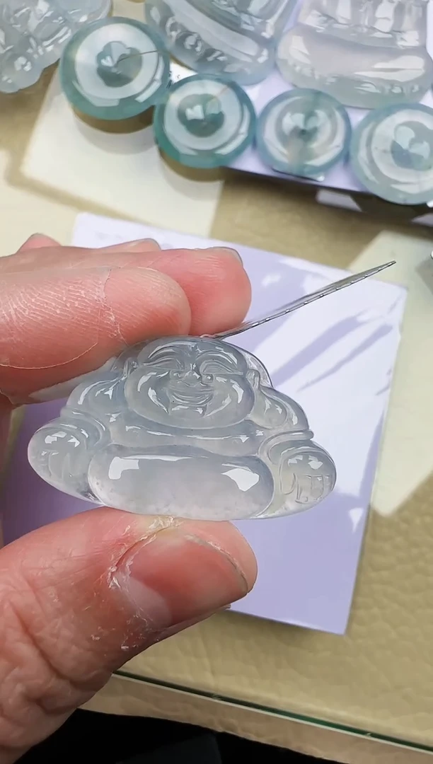 颈饰未镶嵌翡翠缅甸翡翠a货