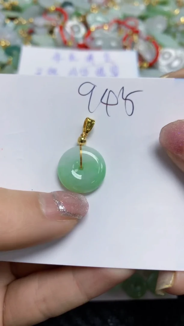 【闪购商品】翡翠颈饰合金天然A货翡翠