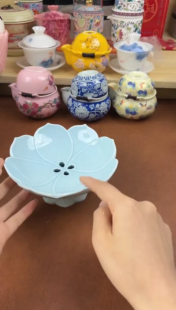 陶陶瓷茶具摆件旅行套组