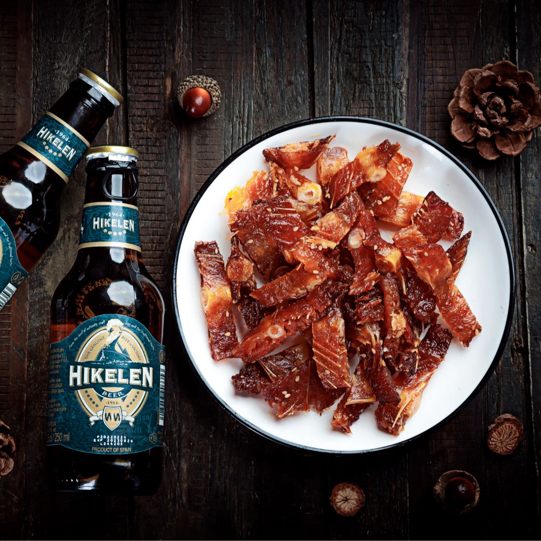 【买三送一】温州风味亿象城纯手工熟三文鱼骨 顺丰快递