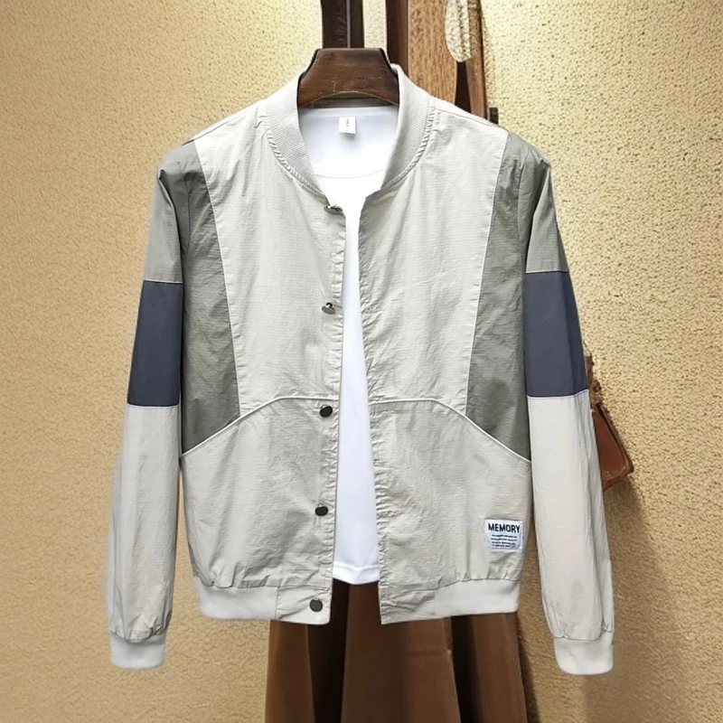 诺顿雷斯男士春秋季新品棒球领夹克外套时尚百搭休闲酷商务欧货