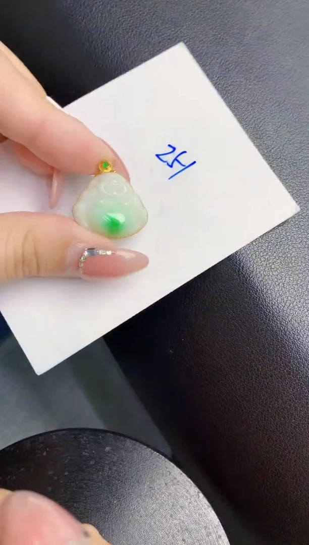 【闪购商品】翡翠颈饰18K金镶嵌000000000