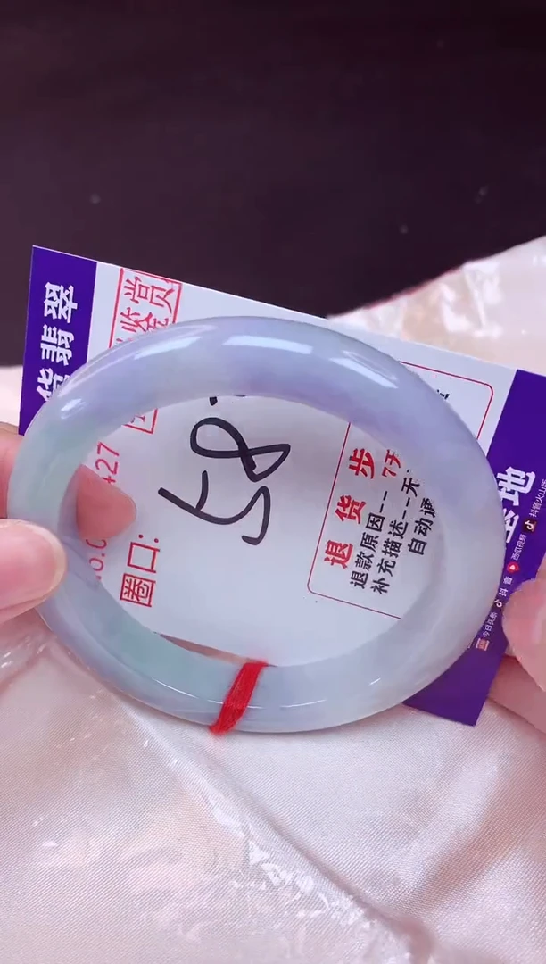 未镶嵌手镯翡翠58（48小时鉴赏期 ）