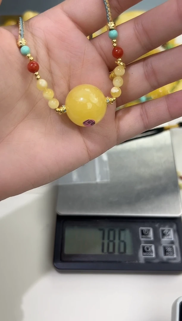 裸石琥珀未镶嵌琥珀蜜蜡吊坠