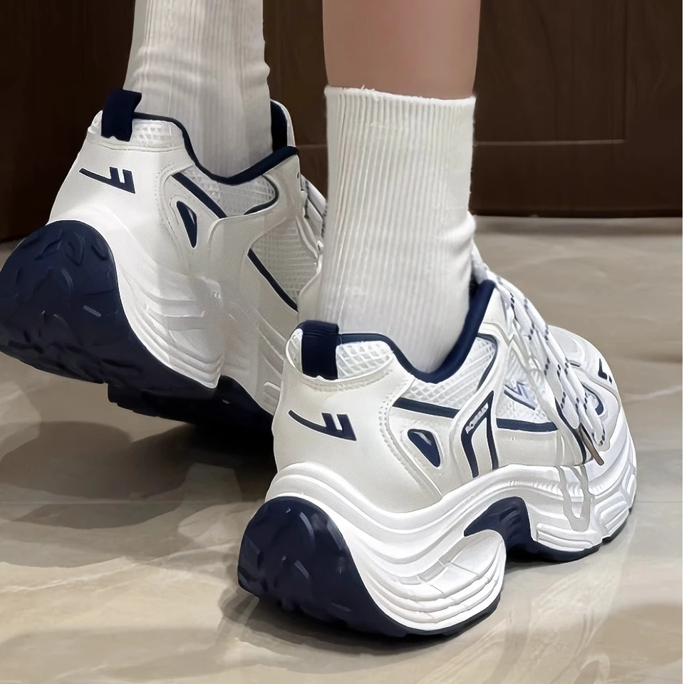 回力女鞋2026秋季新品小个子增高老爹鞋女款潮酷厚底休闲运动鞋子