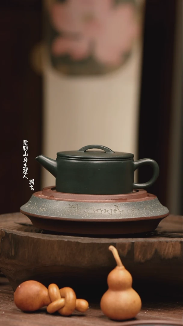 半手工 墨绿泥 汉瓦