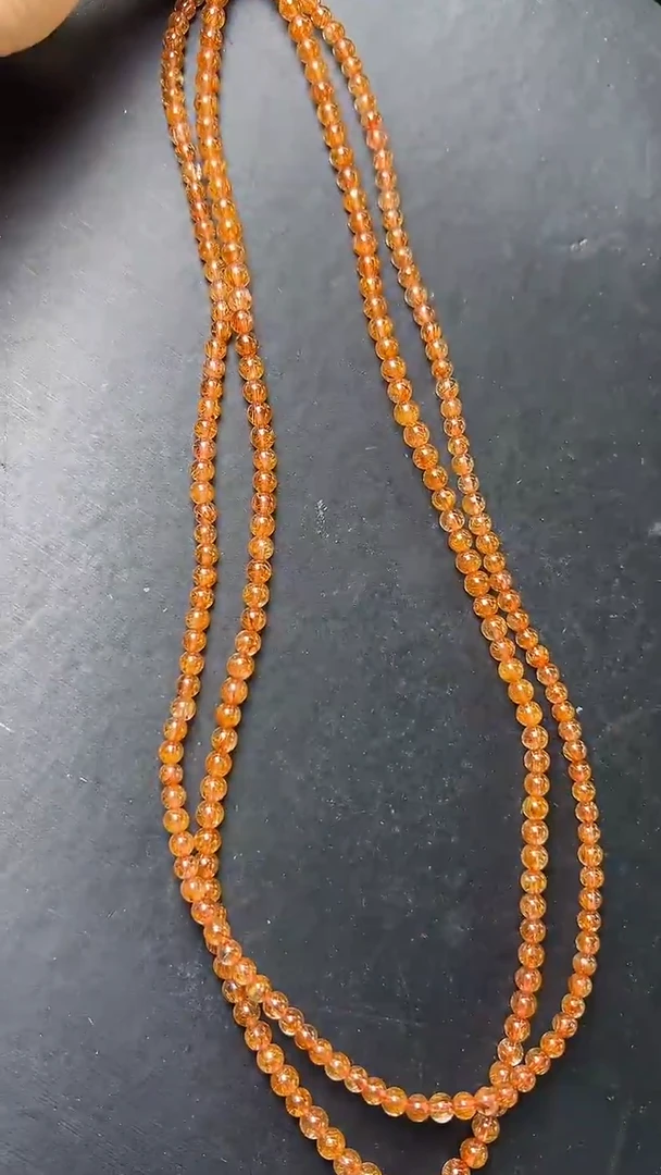 未镶嵌手串水晶多样性发一 铜发晶多圈手串4mm+ JP57561