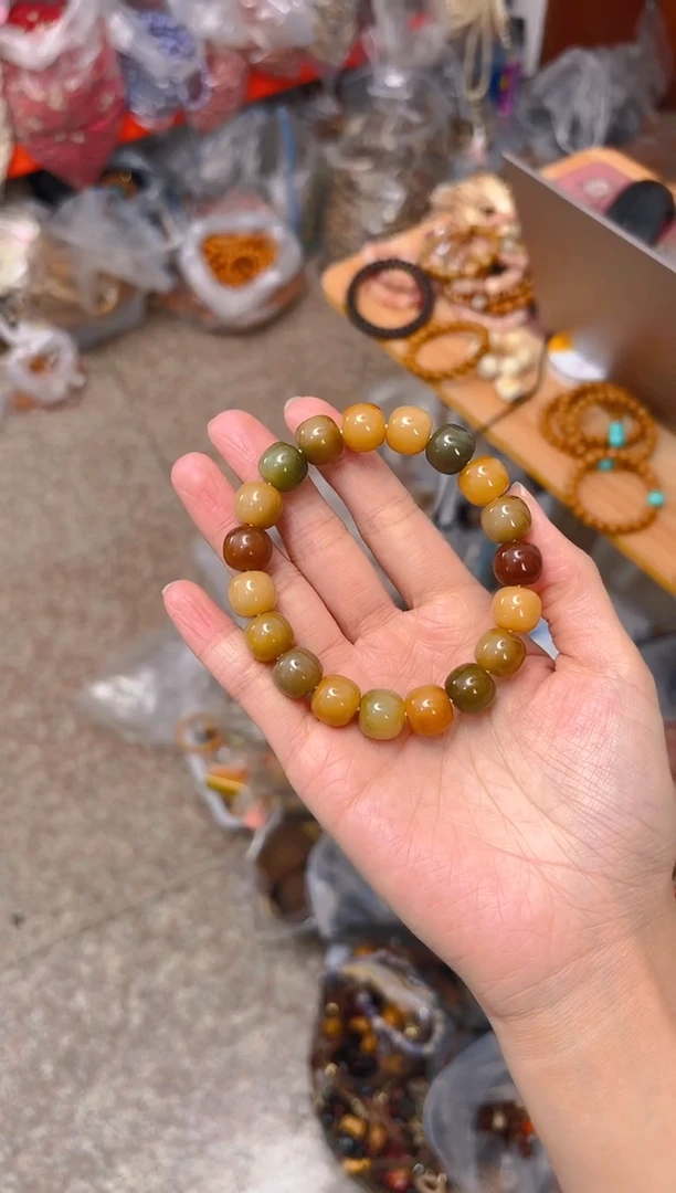 吊坠菩提根/象牙果浓郁多宝桶珠单圈