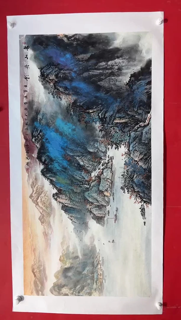 国画画家陆远华纯手绘原作