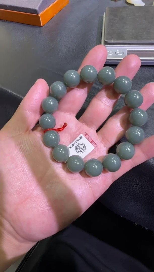 未镶嵌手串和田玉且末蓝手串（产地直发）