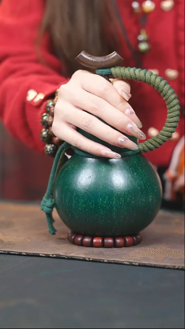 【闪购商品】WN185绿色中容量酒葫芦随缘发