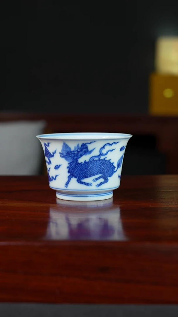 祖传窑真柴窑传承400年麒麟杯
